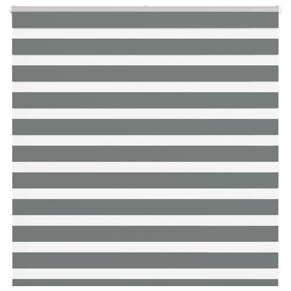 vidaXL Store zèbre gris foncé largeur du tissu 145 9 cm polyester