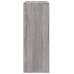 vidaXL Buffet sonoma gris 60x31x84 cm bois d'ingénierie