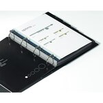 Boite de 50 baguettes à relier format A4 épaisseur 3 mm Transparent DURABLE