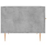 vidaXL Tables basses 2 Pièces gris béton 50x50x40 cm bois d'ingénierie
