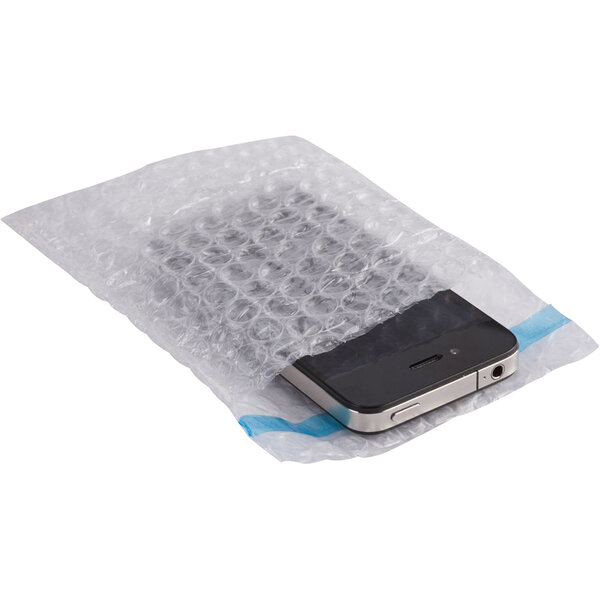 Lot de 20  Sachets bulles d’air tricouche 100µ 150x200 mm avec Rabat adhésif de 50 mm