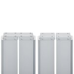 vidaXL Auvent latéral double rétractable de patio 170x600cm Anthracite