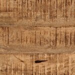 vidaXL Table console 80x30x74 cm bois massif de manguier et fer