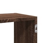 vidaXL Étagère murale chêne marron 100x25x50 cm bois d'ingénierie