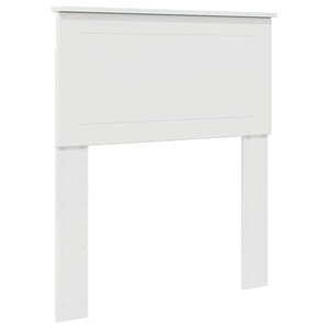 vidaXL Tête de lit Blanc Brillant 75 cm Bois d'ingénierie