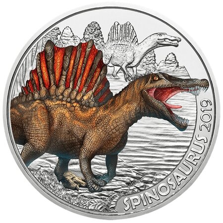 Pièce de monnaie 3 euro Autriche 2019 – Spinosaure