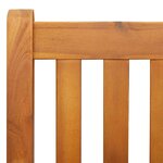 vidaXL Banc balançoire de jardin Marron 119 x 35 x 47 cm