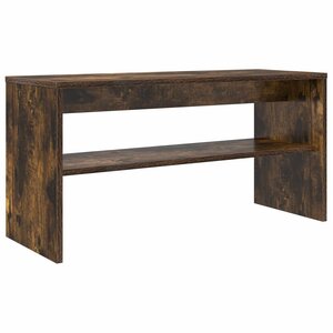vidaXL Meuble TV Chêne fumé 80 x 30 x 40 cm Bois d'ingénierie