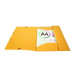 Chemise À Élastiques 3 Rabats Pp Opak - A4 - Jaune - X 50 - Exacompta