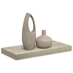 vidaXL Étagère murale flottante chêne 50x23x3 8 cm MDF