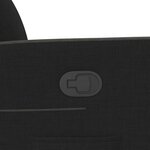 vidaXL Fauteuil inclinable Noir Tissu