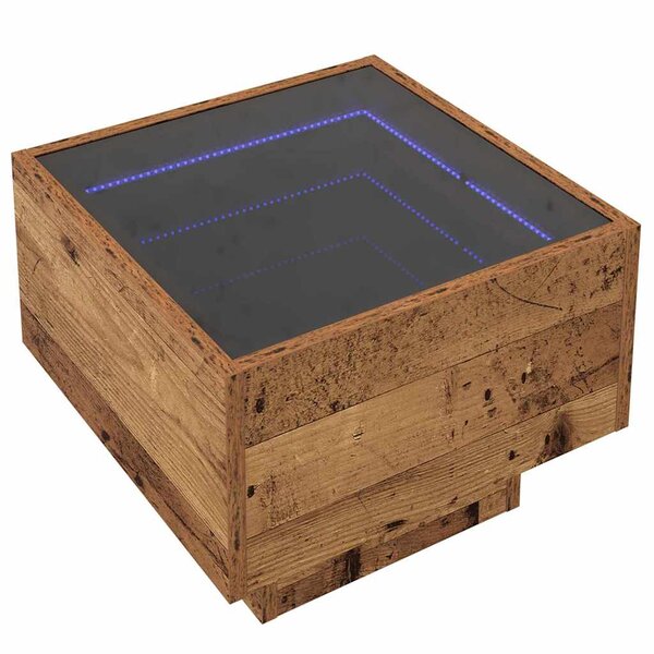 vidaXL Table basse Bois ancien 40 x 40 x 30 cm Bois d'ingénierie