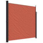 vidaXL Auvent latéral rétractable terre cuite 200x600 cm