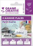 Lot De 8 Marque Places Petit Marin (2X4 Modeles) 220G/M2