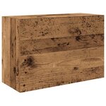 vidaXL Armoire murale de bain vieux bois 60x25x40 cm bois d'ingénierie