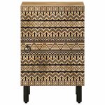 vidaXL Armoire de salle de bain 38x33 5x58 cm bois massif de manguier