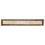 vidaXL Coureur de Tapis MARSA Noir 50 x 300 cm Polyester et PVC