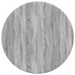 vidaXL Plateau de table Sonoma gris 40 x 40 x 1.5 cm Bois d'ingénierie