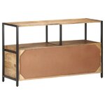 vidaXL Buffet 110x35x65 cm Bois de manguier massif
