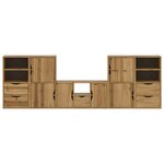 vidaXL Meubles TV 5 Pièces avec rangement ODDA bois de pin massif