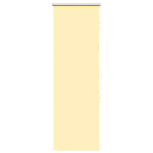 vidaXL Store enrouleur occultant jaune largeur du tissu 50 7 cm