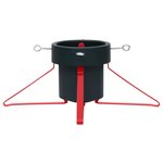 vidaXL Support de sapin de Noël Vert et rouge 46x46x19 cm