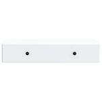 vidaXL Table d'appoint murale Blanc 87 5 x 34 5 x 17 cm
