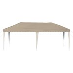 vidaXL Tente de fête pop-up 575 x 290 x 245 cm Crème