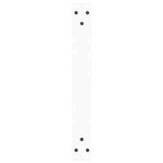 vidaXL Pieds de table basse en forme de V  2 pièces  blanc  60 x (30-31 3) cm  acier