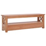 vidaXL Meuble TV 115x30x40 cm Bois d'acajou massif