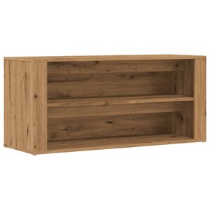 vidaXL Banc à chaussures chêne artisanal 100x35x45cm bois d'ingénierie