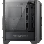 ABKONCORE H600A Sync Noir - Boitier sans alimentation - Moyen tour - Format E-ATX