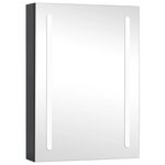 vidaXL Armoire de salle de bain à miroir LED 50x13x70 cm