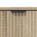 vidaXL Ensemble de mobilier de salle de bain Plaid 2 Pièces Chêne sonoma