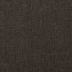 vidaXL Fauteuil Marron foncé Tissu
