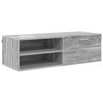 vidaXL Cabinet en Bois avec tiroir Gris Sonoma 100 5 x 39 x 30 cm