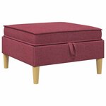 vidaXL Sofa avec rangement Tissu