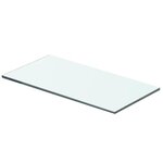 vidaXL Panneaux d'étagère 2 Pièces Verre Transparent 40 x 15 cm