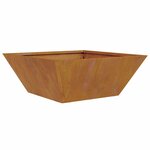 vidaXL Bol de Jardin 40x40x15 cm en Acier Corten