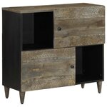vidaXL Buffet 80x33x75 cm bois massif de manguier