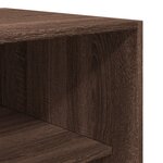 vidaXL Garde-robe chêne marron 80x50x200 cm bois d'ingénierie