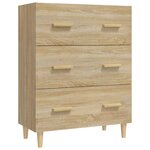 vidaXL Buffet Chêne sonoma 70x34x90 cm Bois d'ingénierie