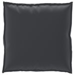 vidaXL Coussin pour assise de palette Noir 70 x 70 x 12 cm