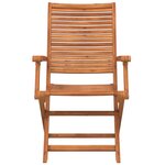 vidaXL Chaises de jardin pliantes lot de 6 57x66x95 cm bois d'acacia