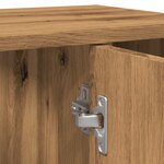 vidaXL Armoire de salle de bain chêne artisanal 60x32x53 5 cm