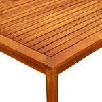 vidaXL Table basse de jardin 85x85x45 cm Bois solide d'acacia