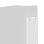 vidaXL Tête de lit Blanc 180 cm Bois d'ingénierie