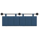 vidaXL Tête de lit suspendue Tissu