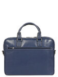 Sac ordinateur Architecte en cuir - KATANA - 1 compartiment - 15 pouces - L38.0 x H29.0 x P7.0 cm - 69357-Bleu marine