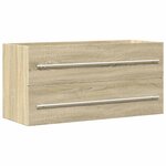 vidaXL Armoire d'évier Chêne sonoma 100x38 5x48 cm Aggloméré